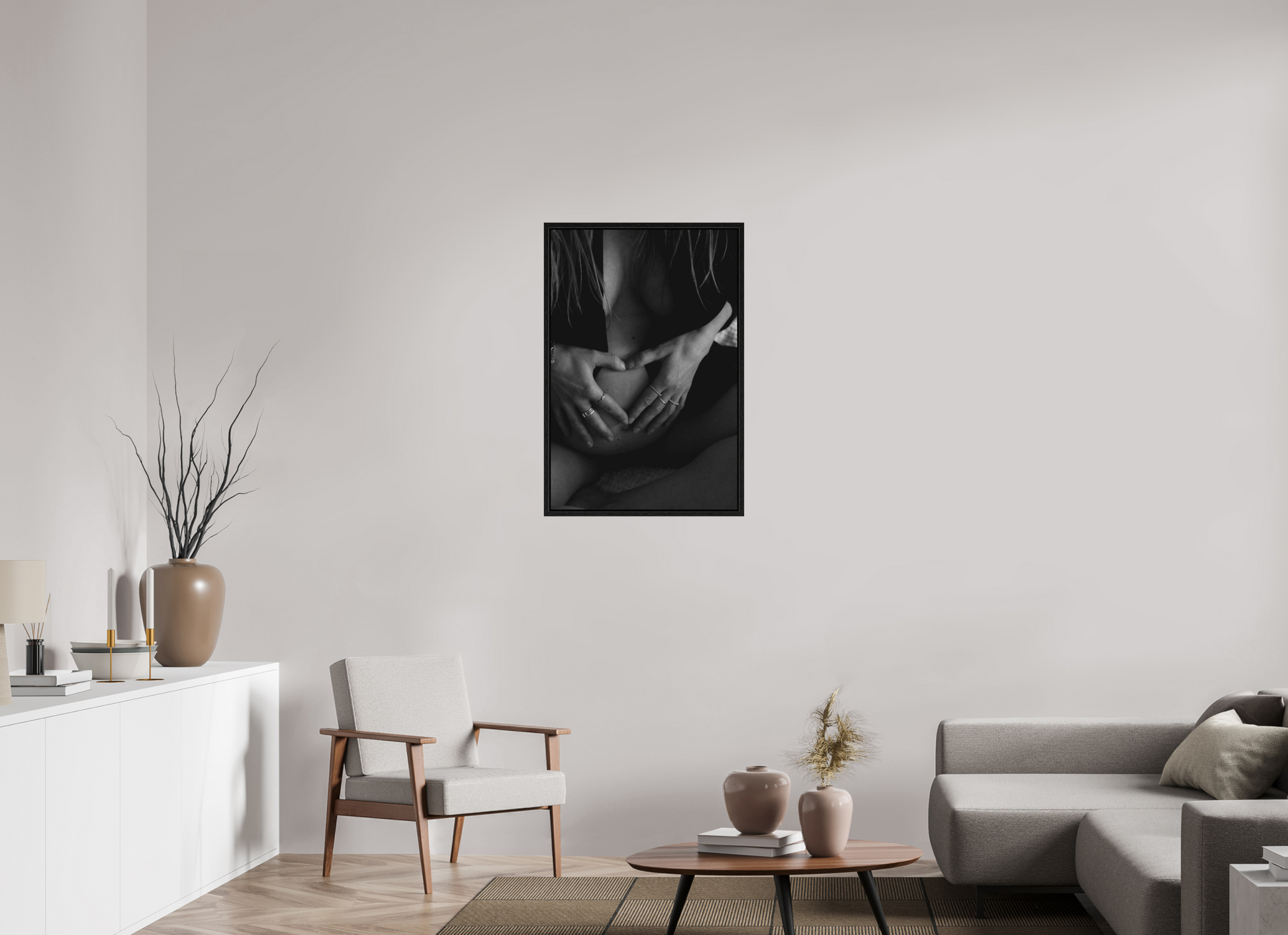 60 x 90 cm, Floater Frame Within