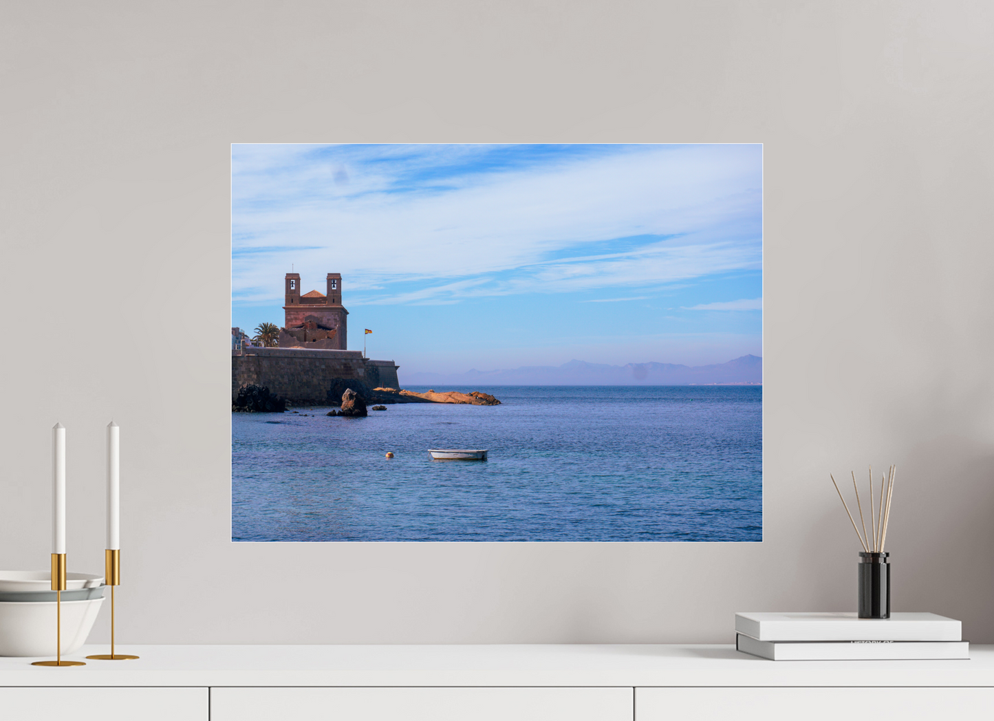 60 x 45 cm, Photo Print Under Acrylic Glass Tabarca