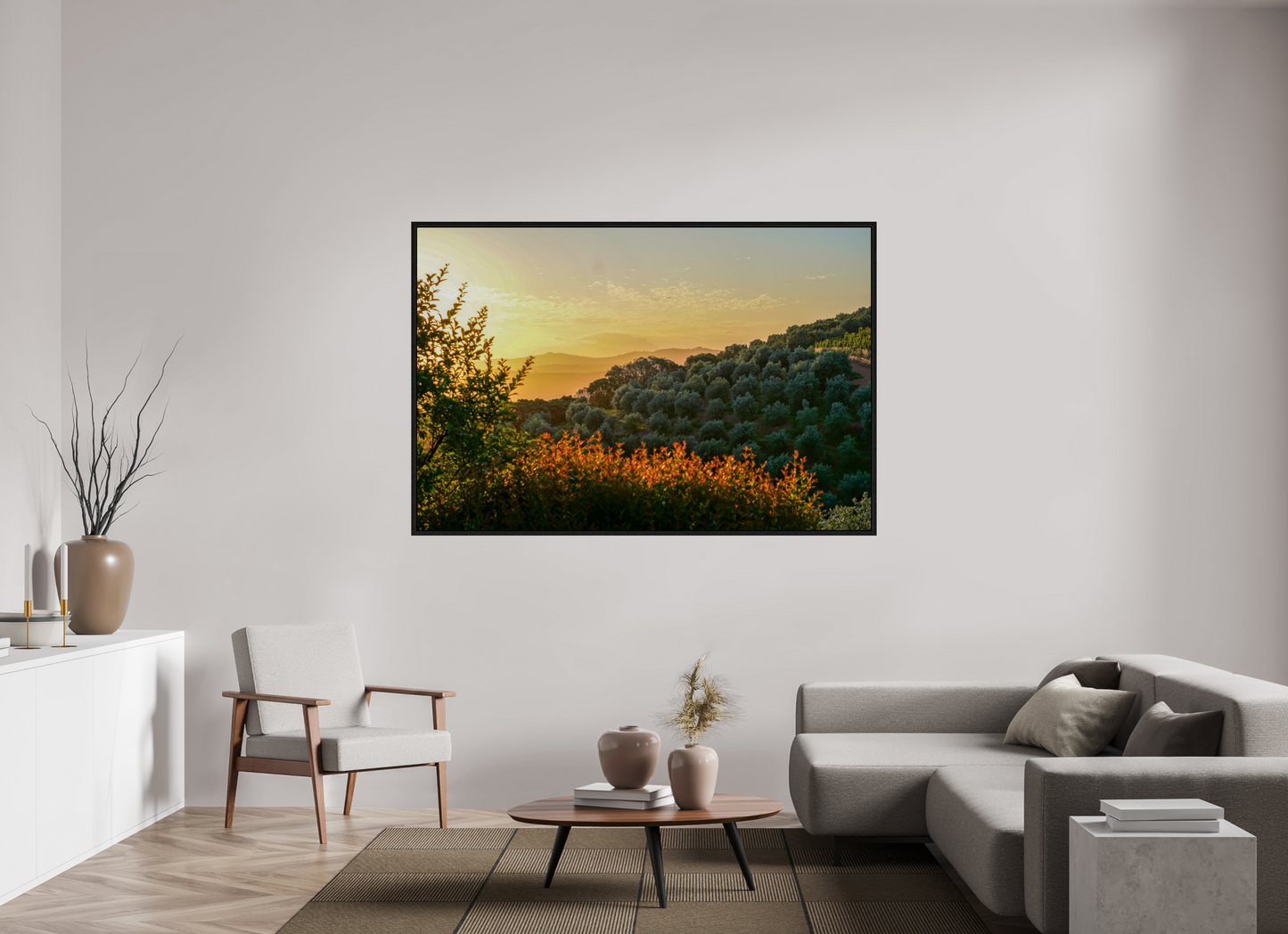 180 x 120 cm, Floater Frame Stellenbosch fields