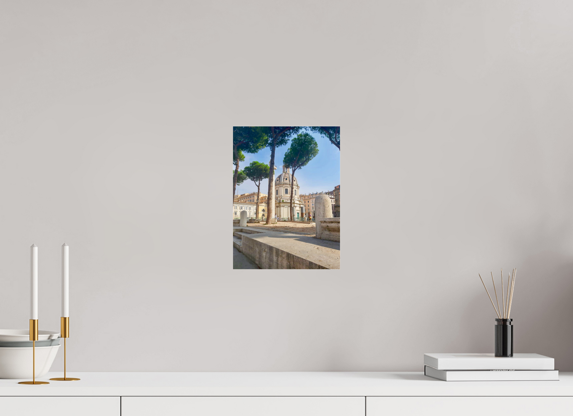 21 x 28 cm, Photo Print Under Acrylic Glass When in Rome