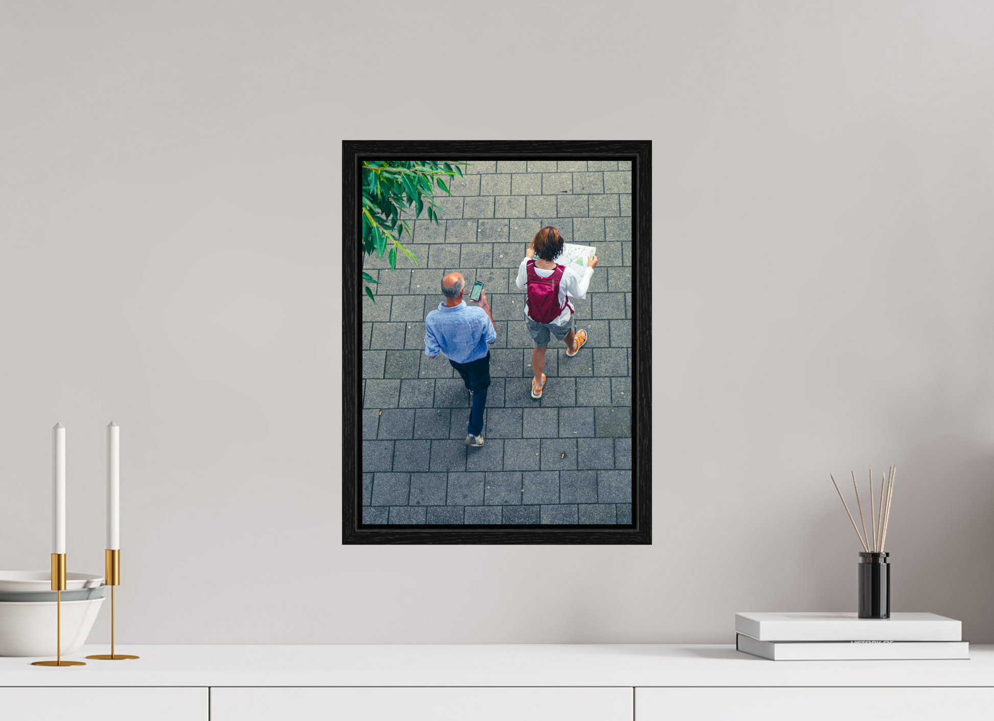 30 x 40,5 cm, Floater Frame Map vs. mobile