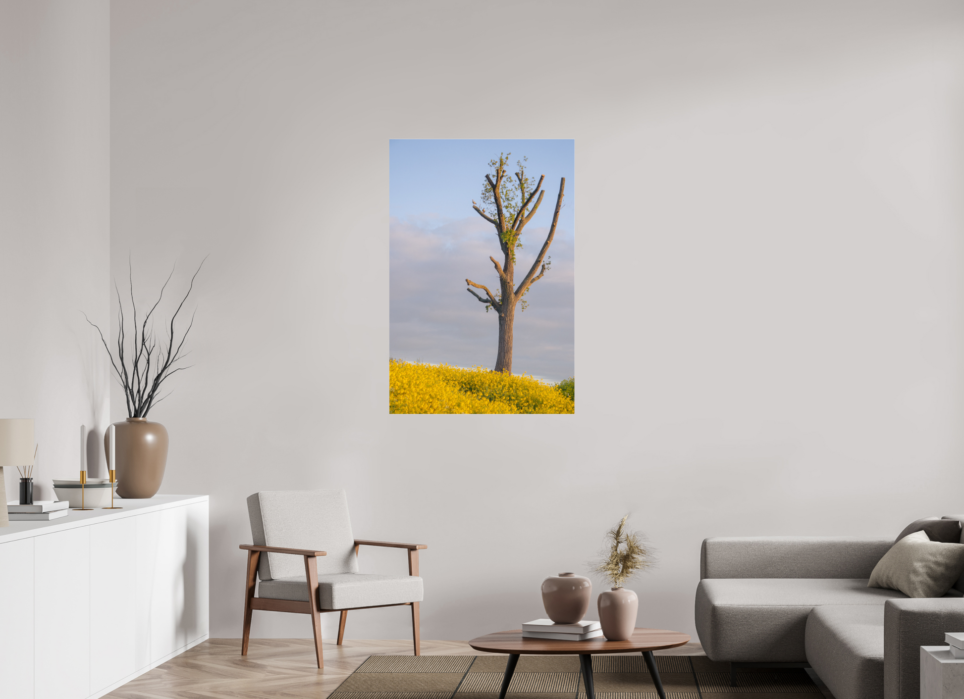 80 x 118,8 cm, Photo Print Under Acrylic Glass The Quiet Tree