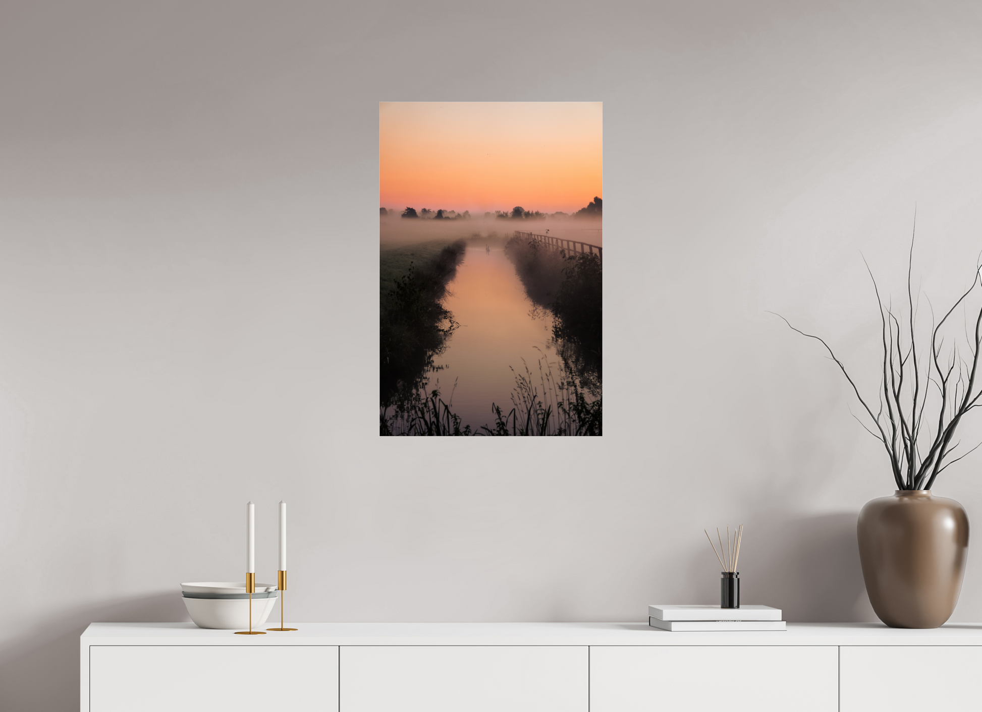 50 x 75 cm, Photo Print Under Acrylic Glass Two Souls at Dawn