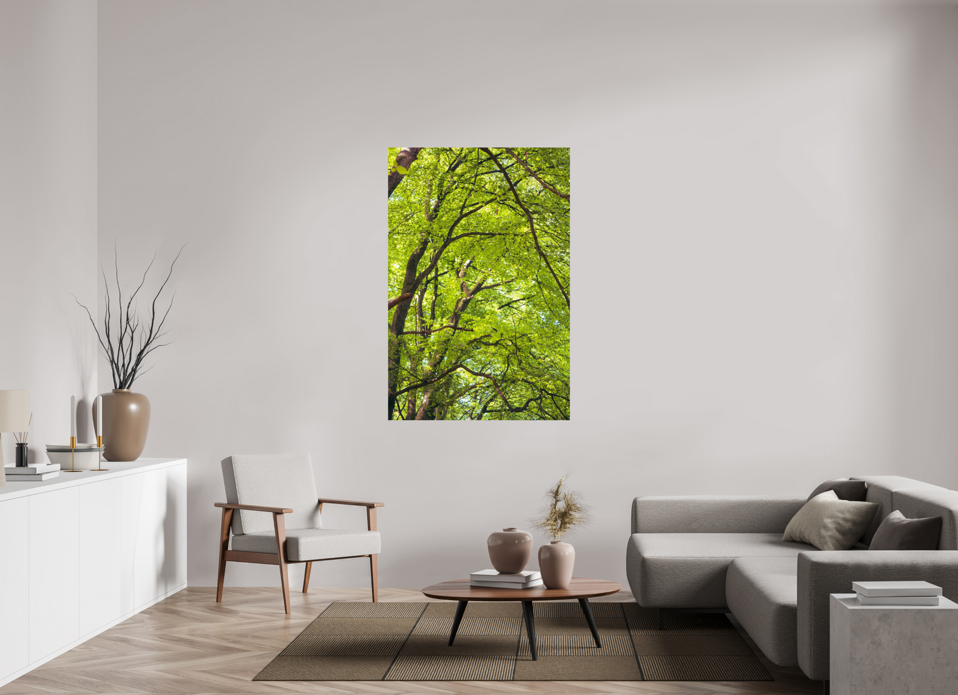 100 x 150 cm, Photo Print On Fuji Crystal DP II The Green Above