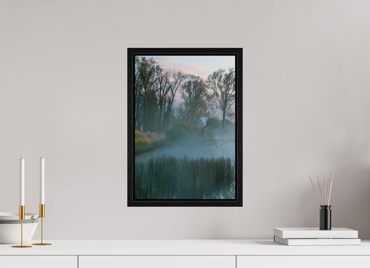 30 x 43 cm, Floater Frame Veil of Silence