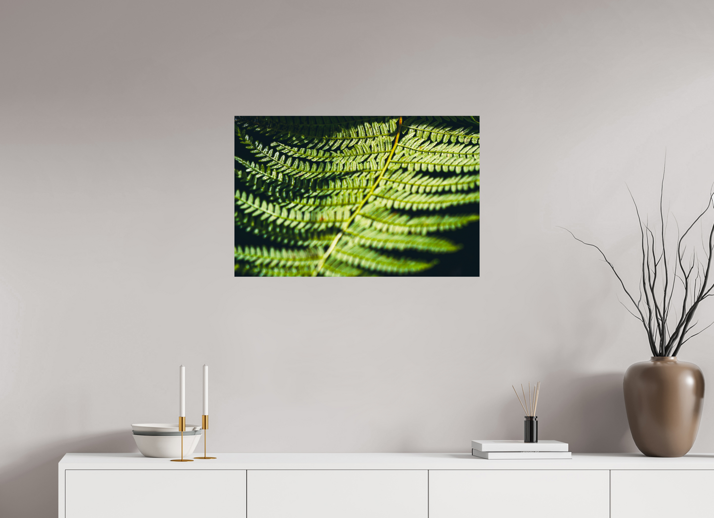 76,2 x 50 cm, Photo Print On Fuji Crystal DP II Fern