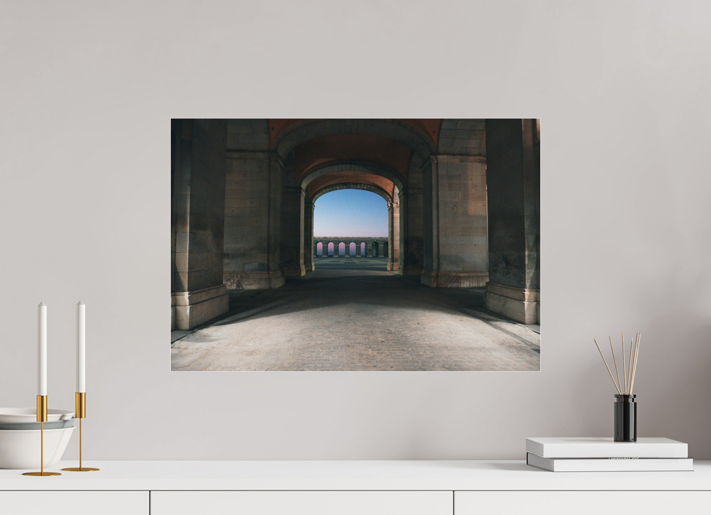 58,4 x 40 cm, Photo Print Under Acrylic Glass Madrid