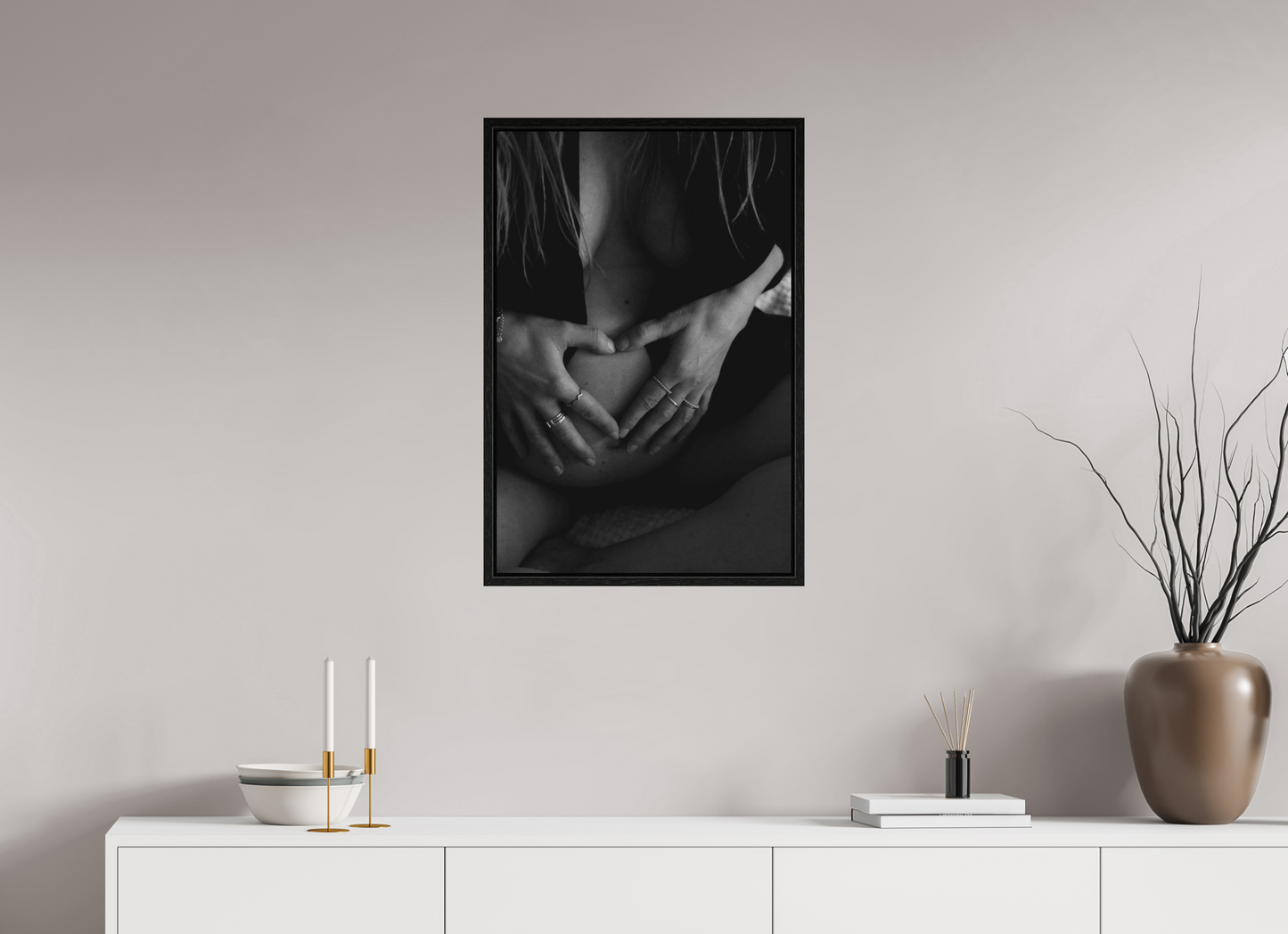 50 x 75 cm, Floater Frame Within