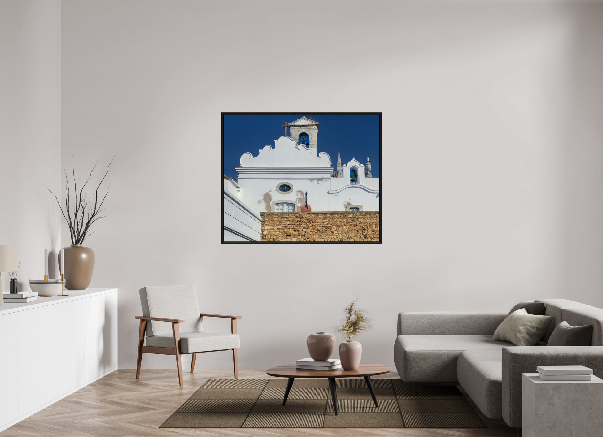 135,1 x 110 cm, Floater Frame Fado light