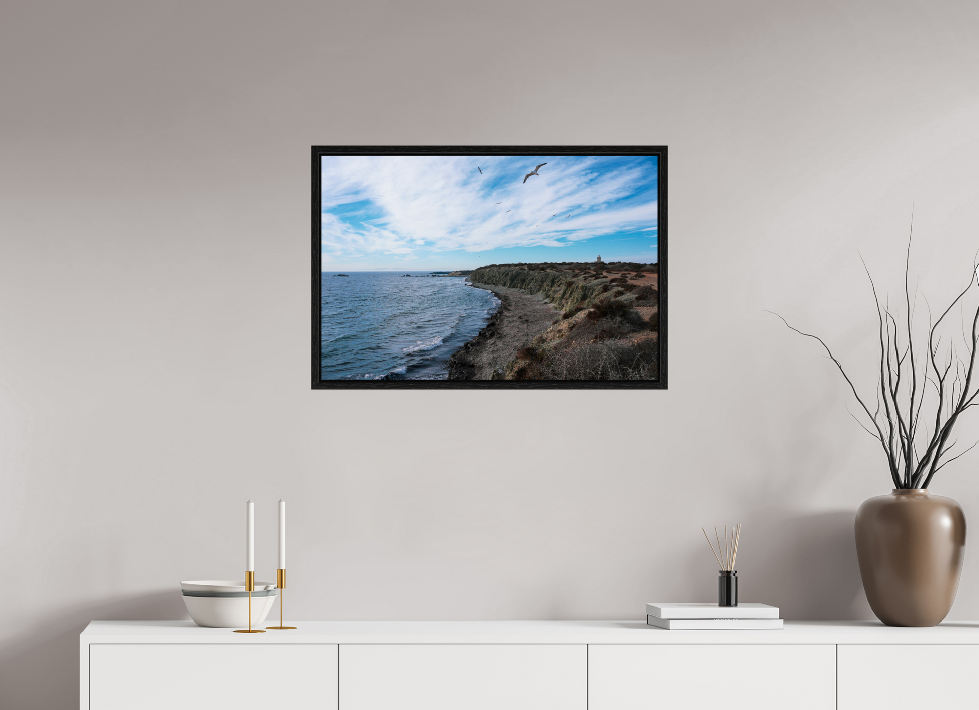 75 x 50 cm, Floater Frame Tabarca Island