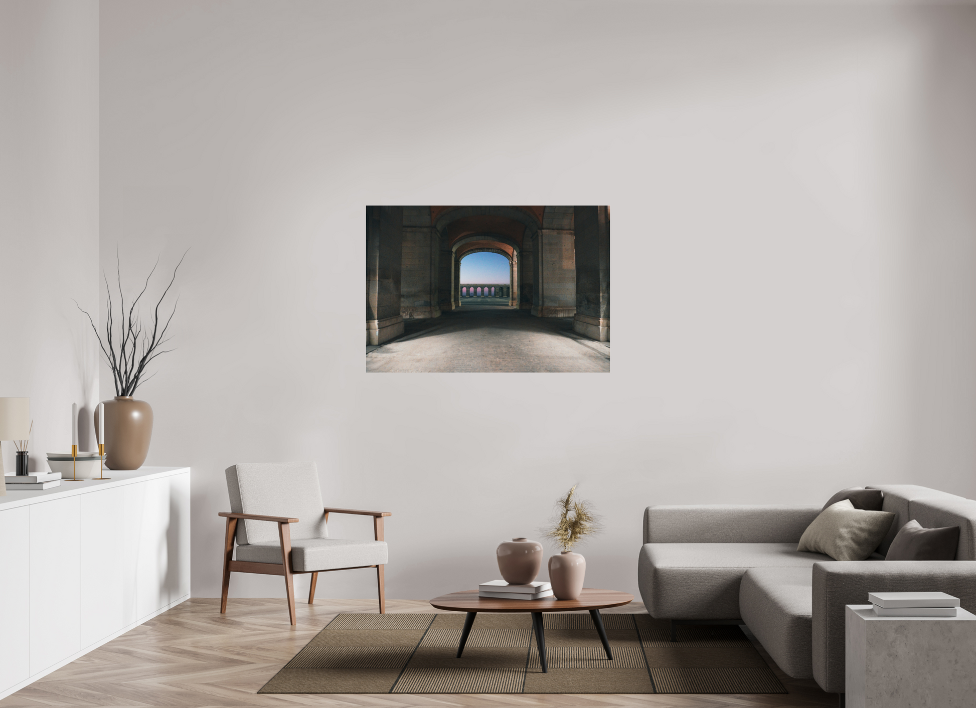 131,5 x 90 cm, Photo Print Under Acrylic Glass Madrid
