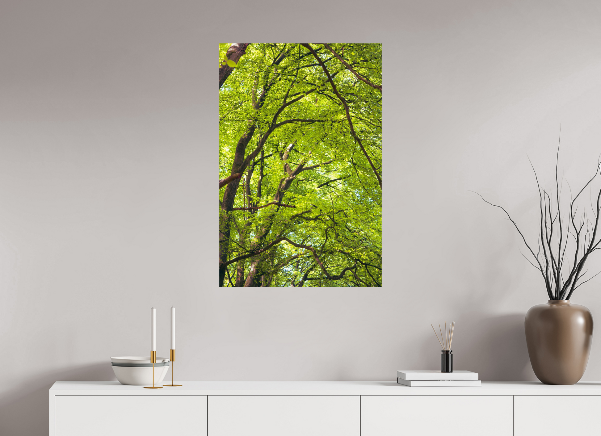 60 x 90 cm, Photo Print On Fuji Crystal DP II The Green Above