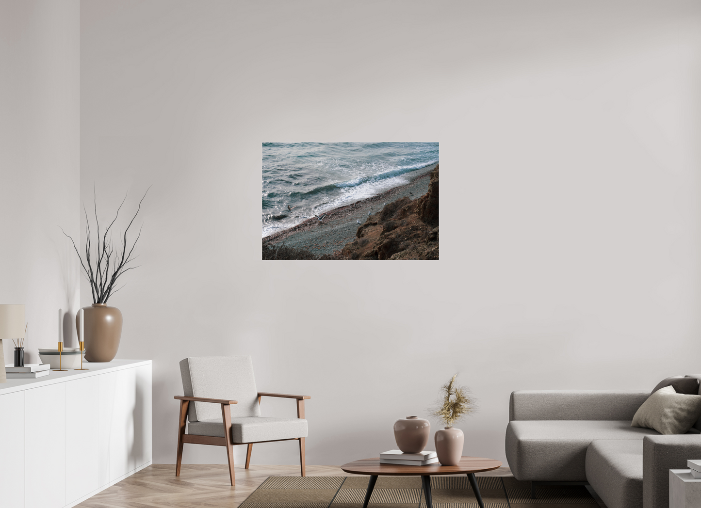 105 x 70 cm, Photo Print Under Acrylic Glass Tabarca Island