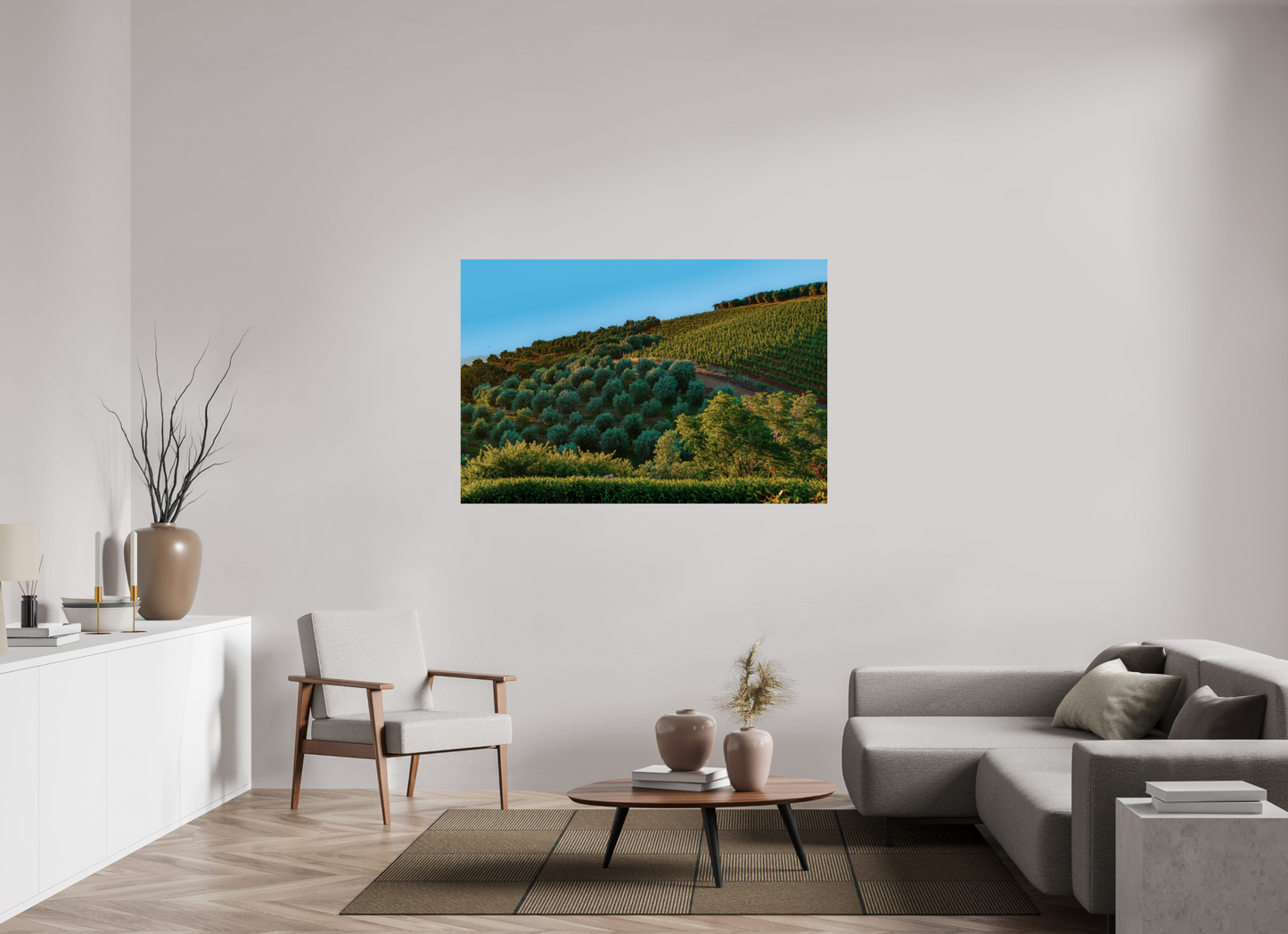 150 x 100 cm, Photo Print On Fuji Crystal DP II Stellenbosch fields