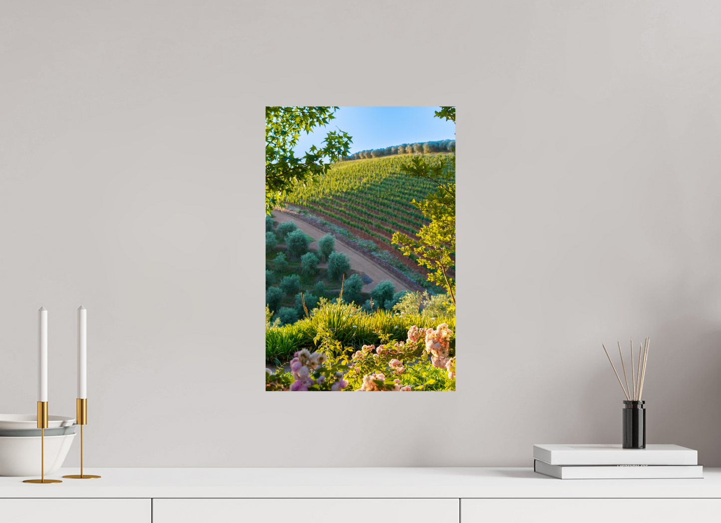 30 x 45 cm, Photo Print On Fuji Crystal DP II Stellenbosch fields