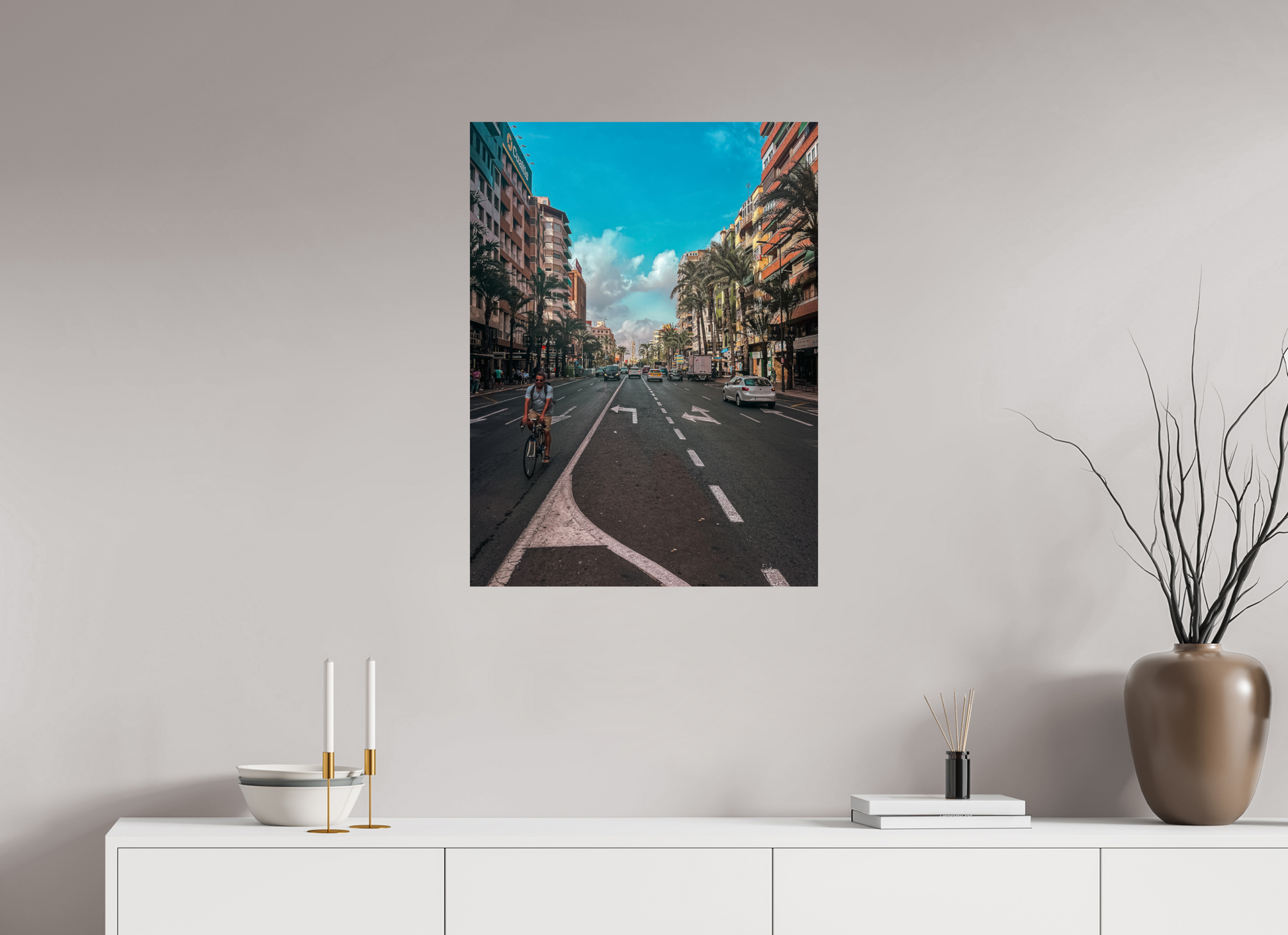 60 x 80 cm, Photo Print On Fuji Crystal DP II The streets of Alicante