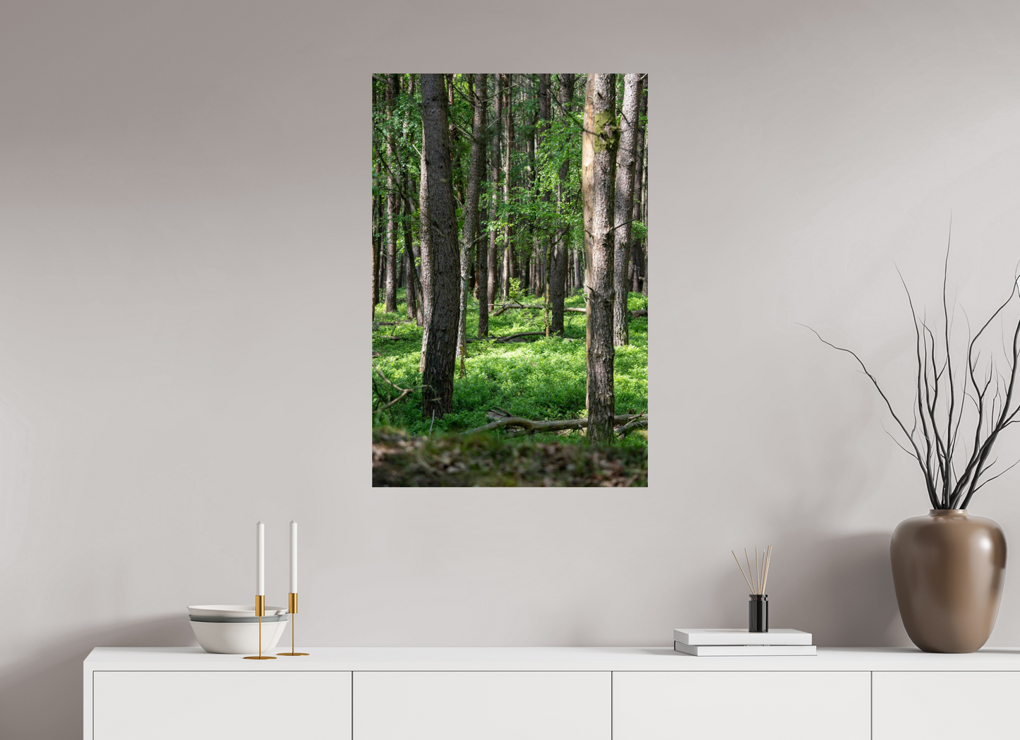 60 x 90 cm, Photo Print On Fuji Crystal DP II Forest Stillness
