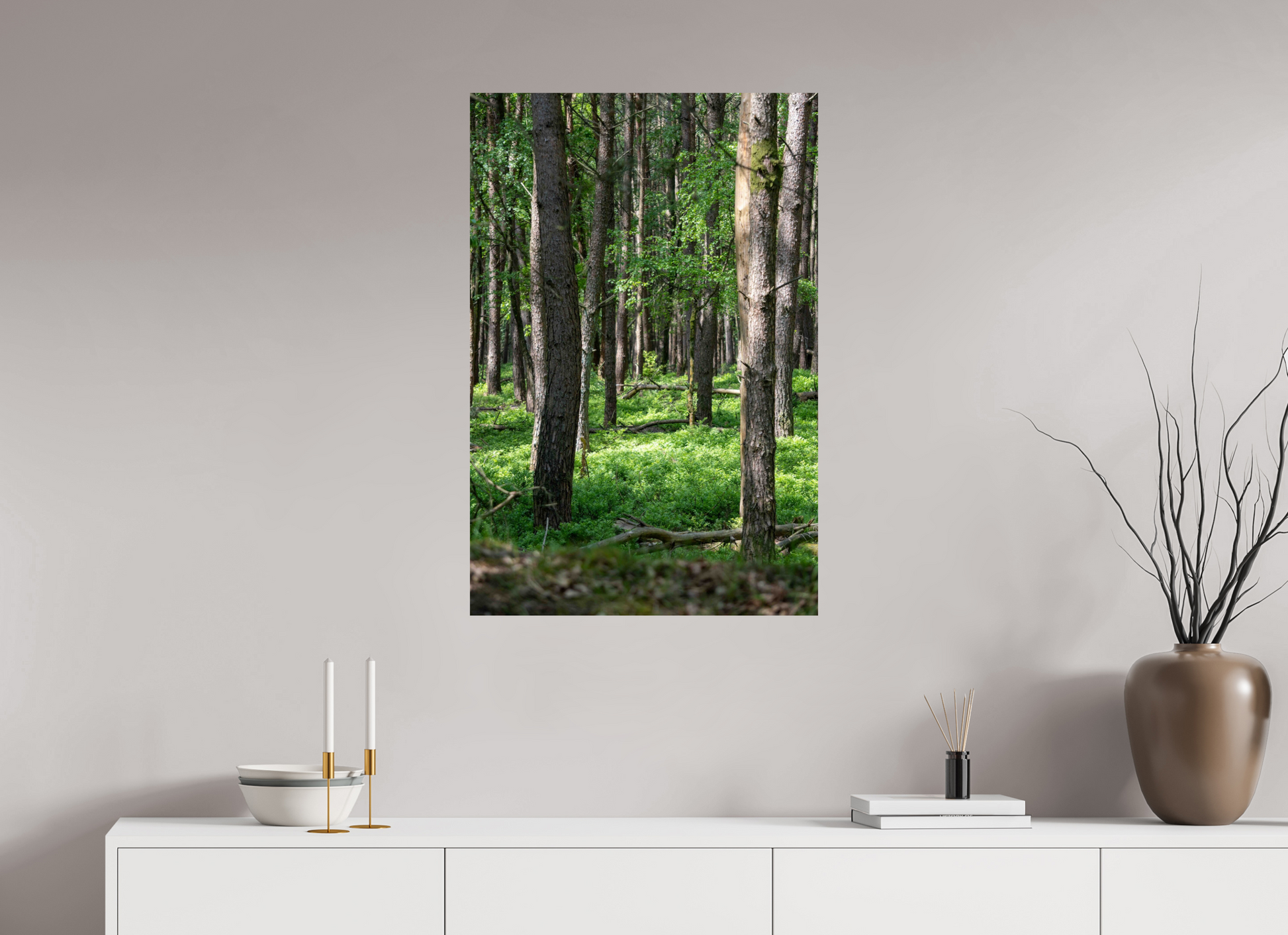 60 x 90 cm, Photo Print On Fuji Crystal DP II Forest Stillness