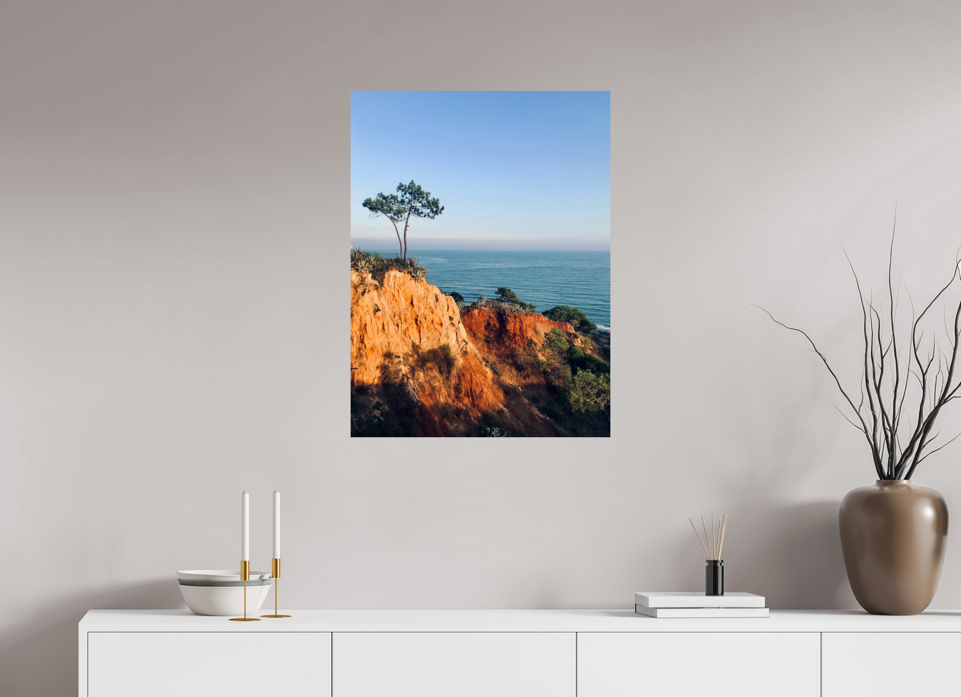 60 x 80 cm, Photo Print On Fuji Crystal DP II Algarve sunset