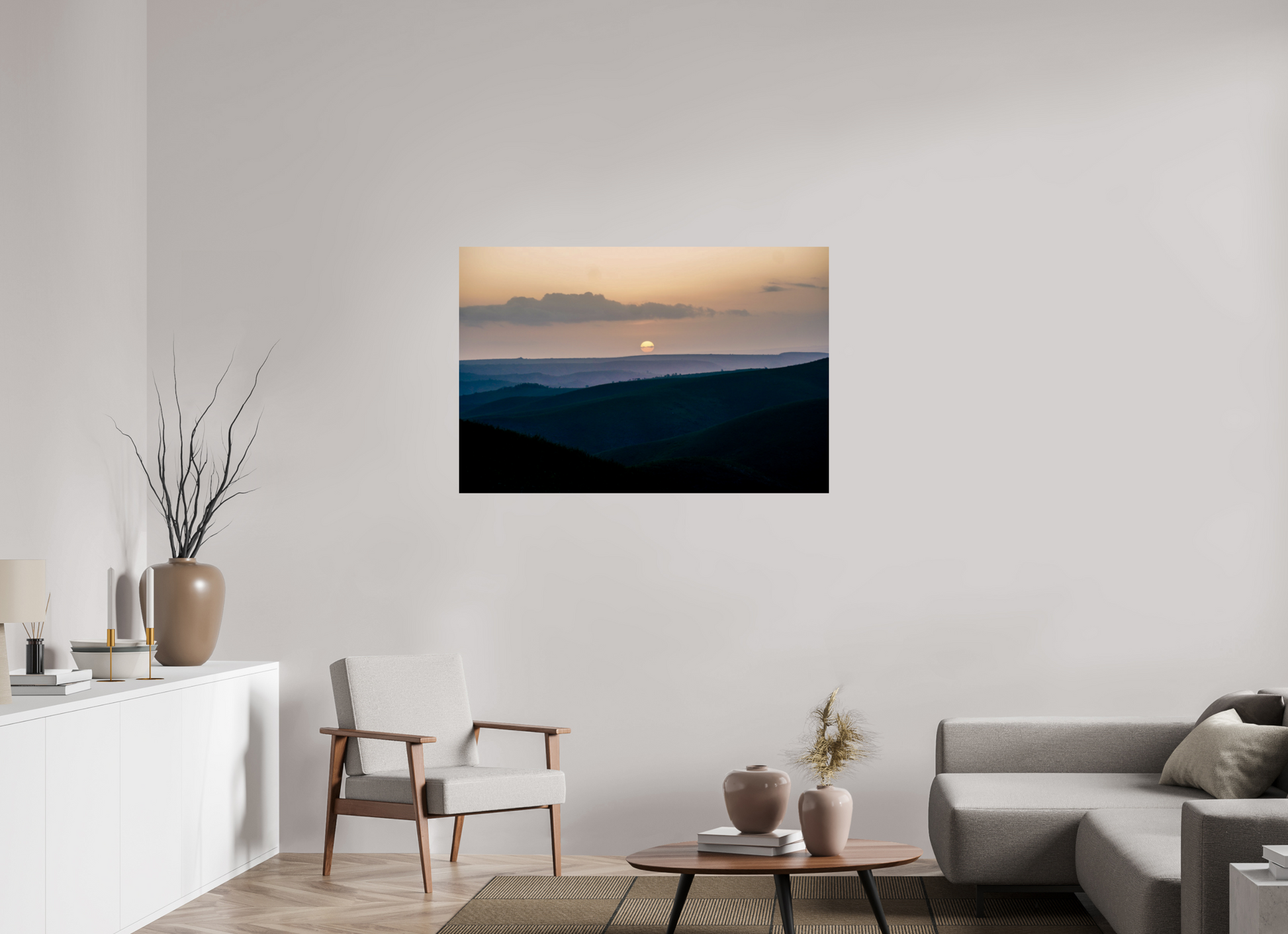 120 x 80 cm, Photo Print On Fuji Crystal DP II African Sunset