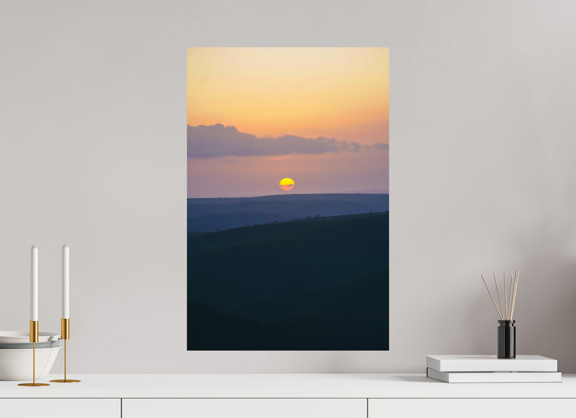 40 x 60 cm, Photo Print On Fuji Crystal DP II African Sunset