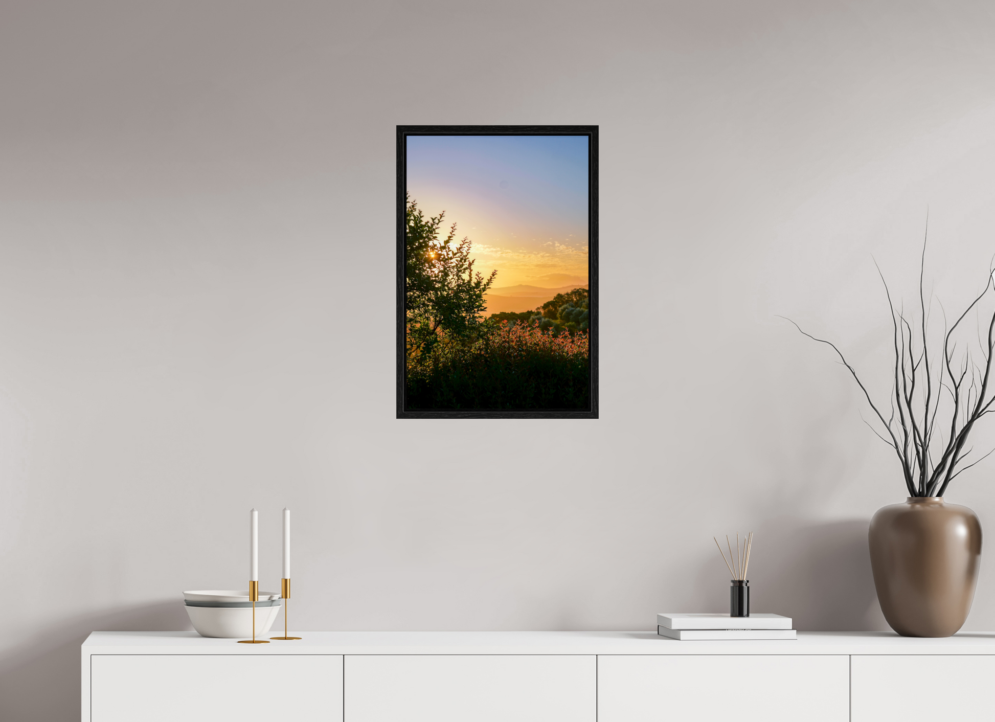 40 x 60 cm, Floater Frame Stellenbosch fields