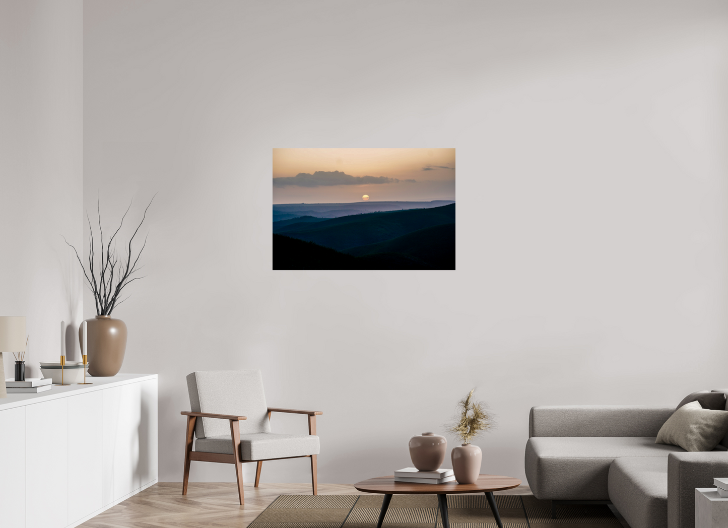 105 x 70 cm, Photo Print On Fuji Crystal DP II African Sunset