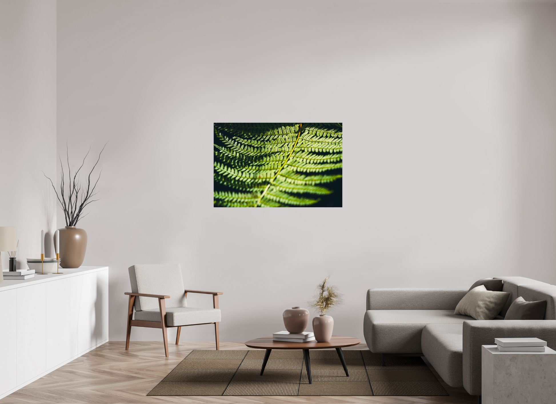 121,9 x 80 cm, Photo Print On Fuji Crystal DP II Fern