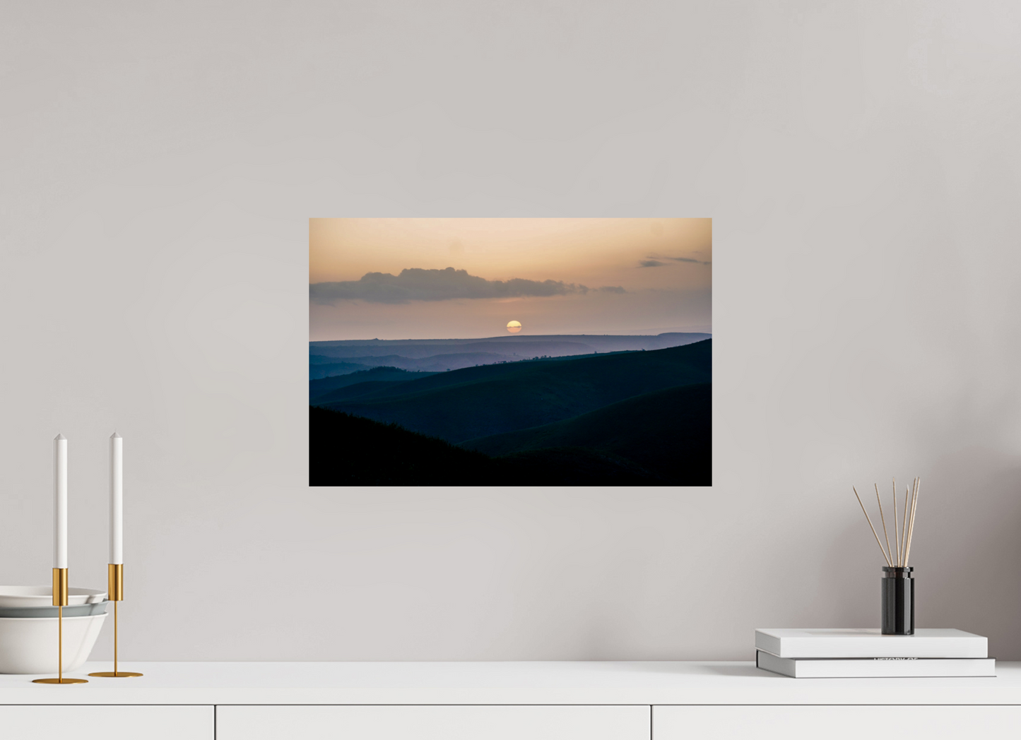 45 x 30 cm, Photo Print On Fuji Crystal DP II African Sunset