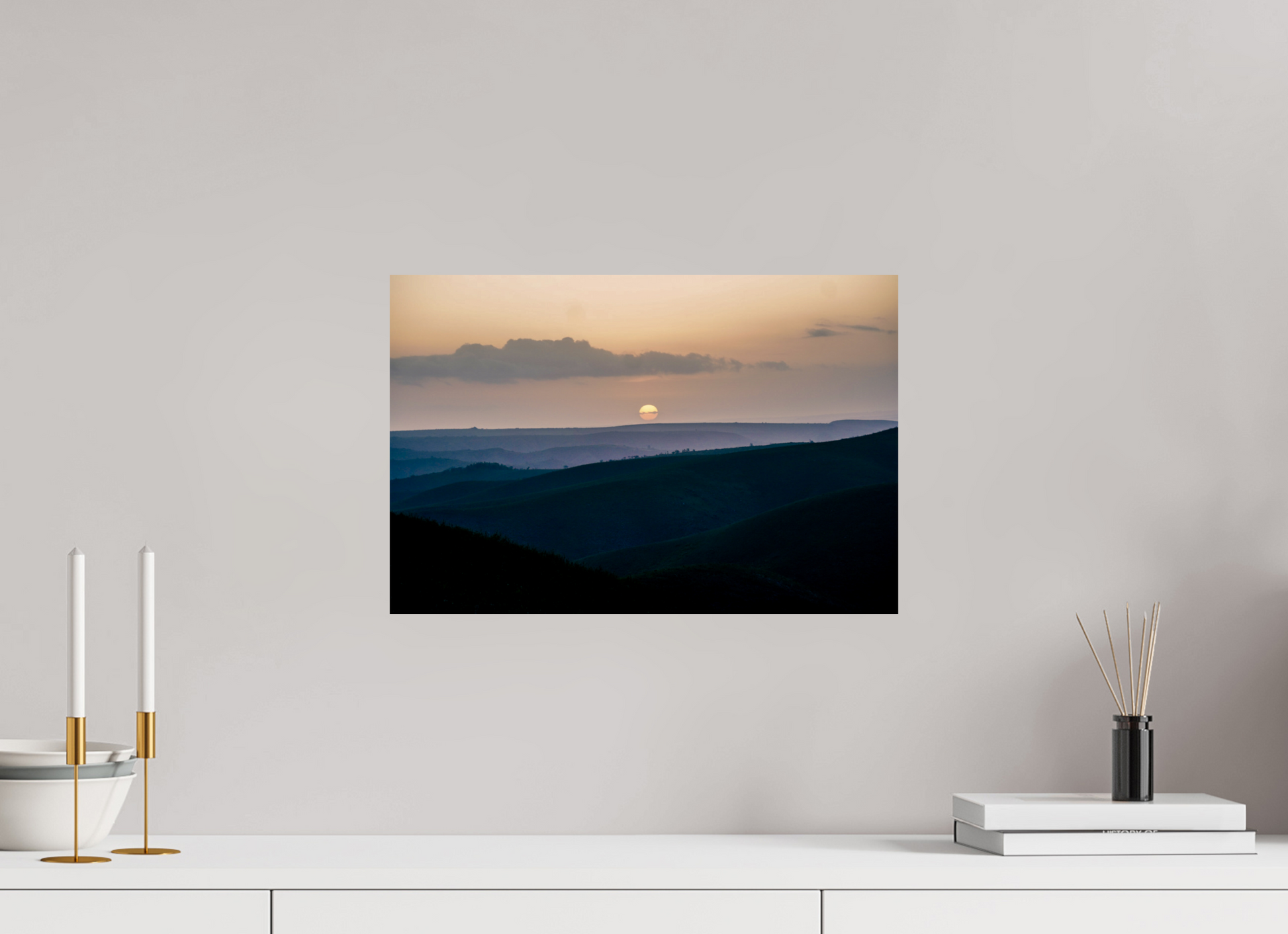 45 x 30 cm, Photo Print On Fuji Crystal DP II African Sunset