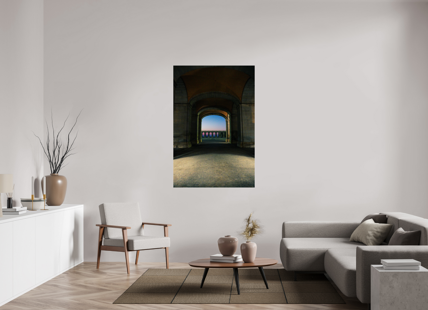 100 x 150 cm, Photo Print Under Acrylic Glass Madrid view