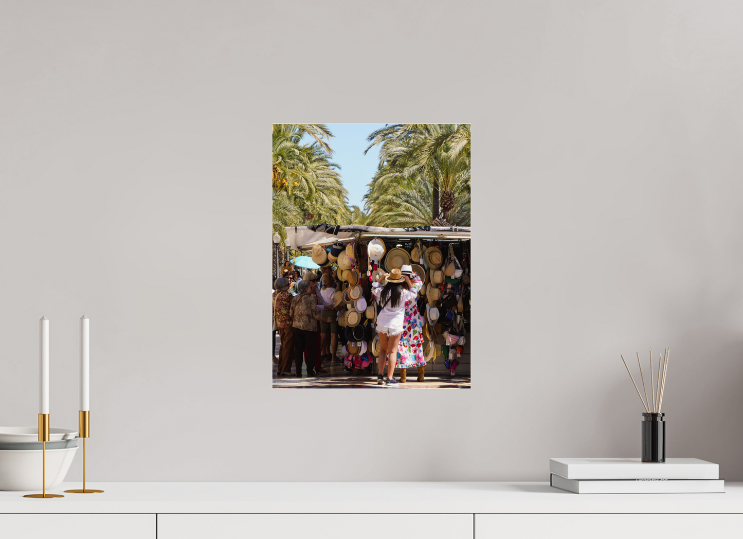 30 x 40 cm, Photo Print Under Acrylic Glass Trying on summer