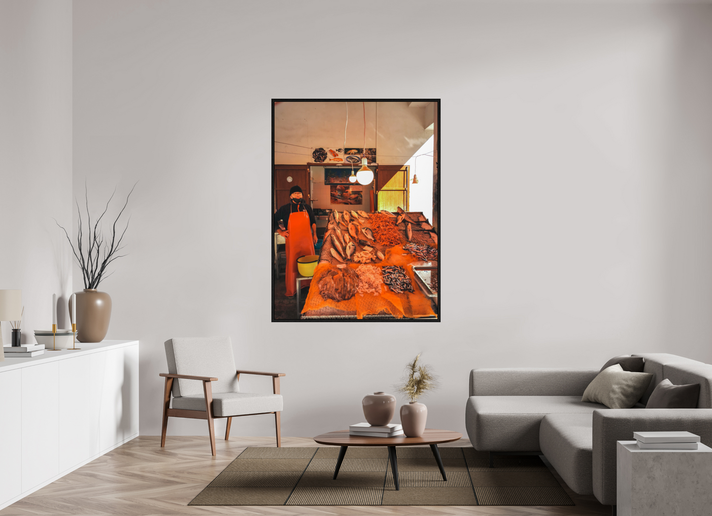 120 x 160 cm, Floater Frame Fish in Palermo