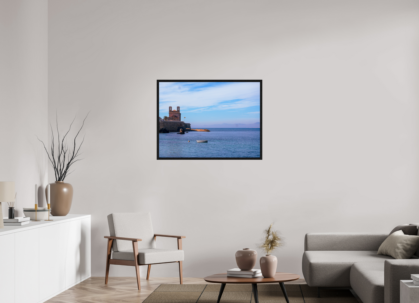 100 x 75 cm, Floater Frame Tabarca