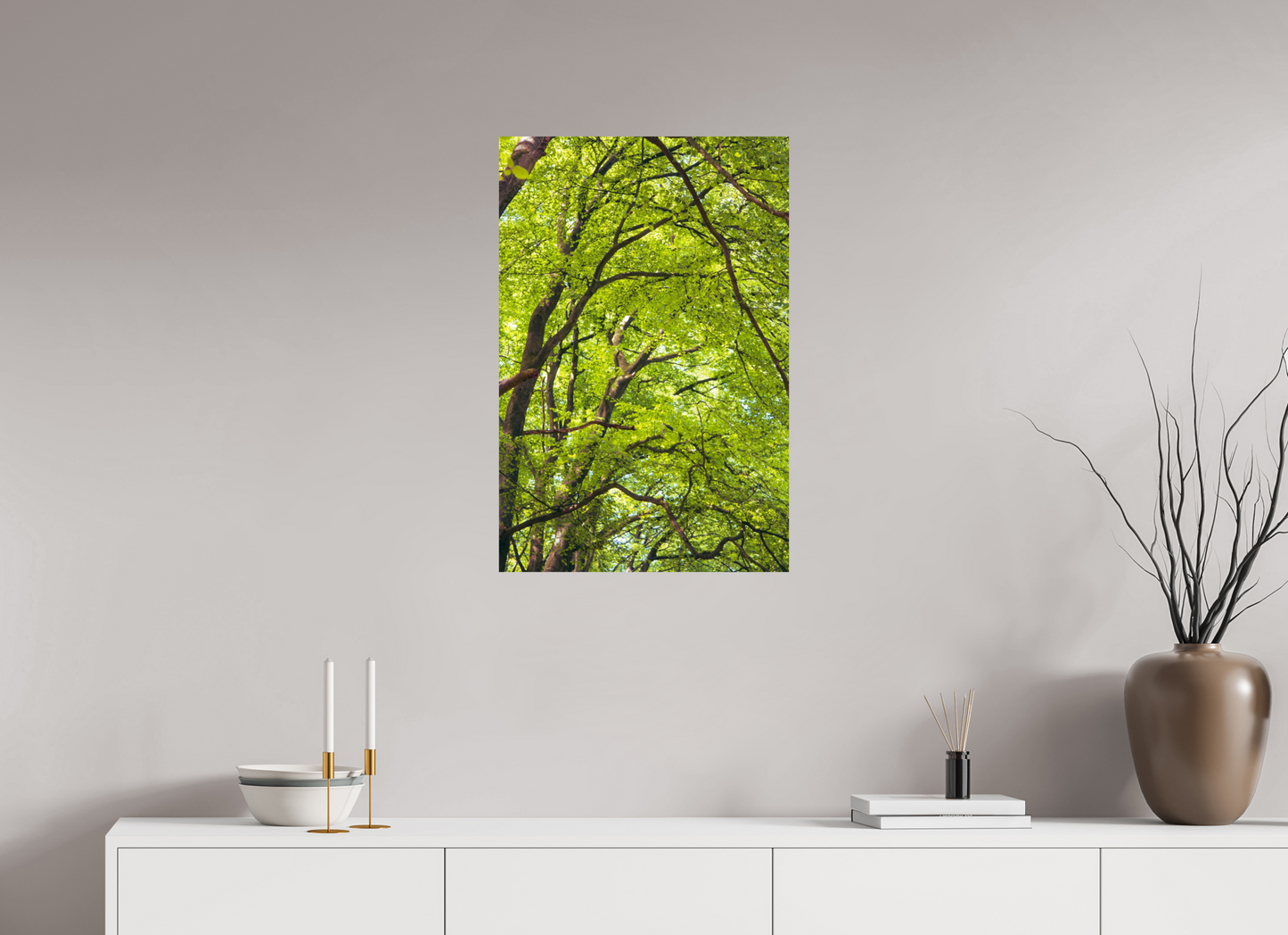 50 x 75 cm, Photo Print On Fuji Crystal DP II The Green Above