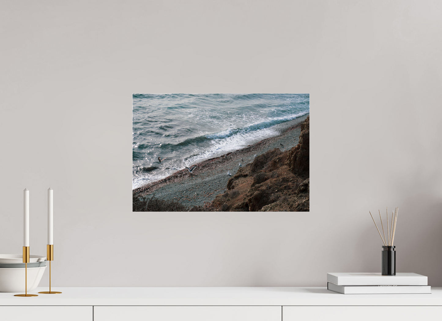 45 x 30 cm, Photo Print Under Acrylic Glass Tabarca Island
