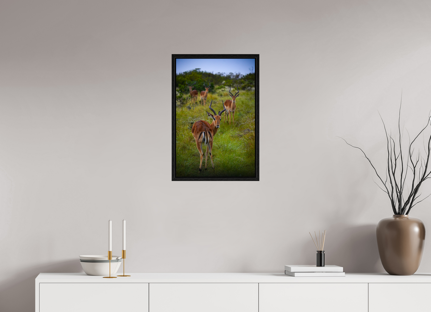 40 x 60 cm, Floater Frame Safari