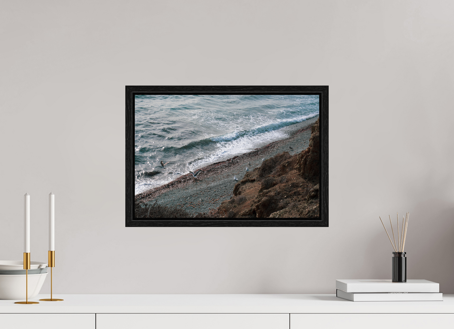 45 x 30 cm, Floater Frame Tabarca Island