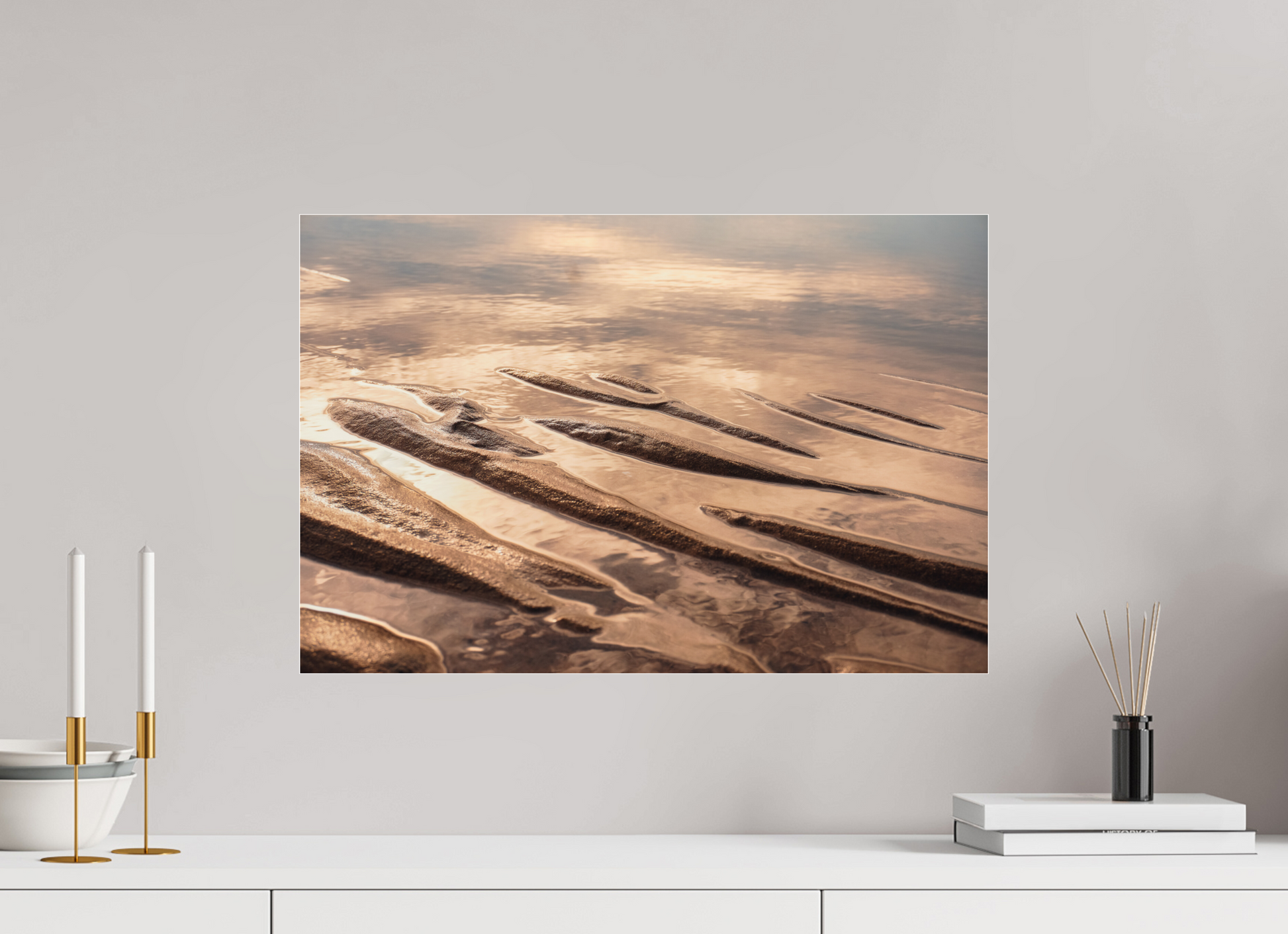 60 x 40 cm, Photo Print Under Acrylic Glass Sand ridge