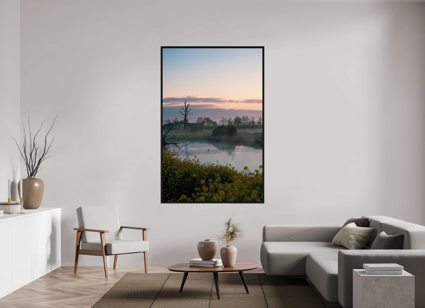 120 x 184,4 cm, Floater Frame The Quiet Crossing