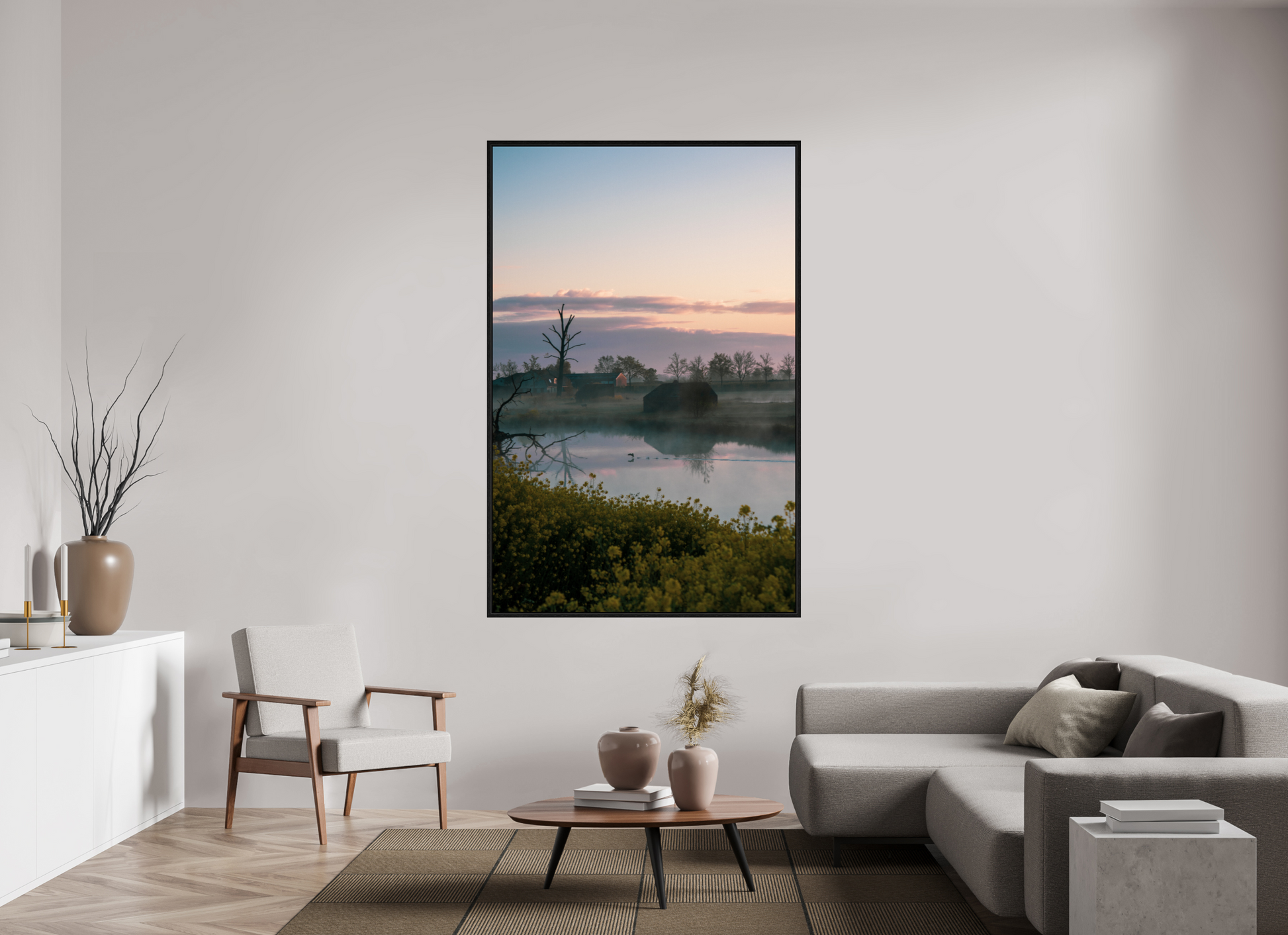 120 x 184,4 cm, Floater Frame The Quiet Crossing