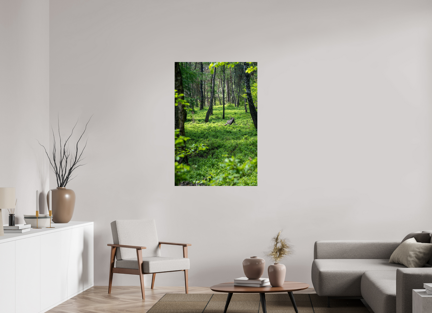 80 x 120 cm, Photo Print On Fuji Crystal DP II The Forest Heart
