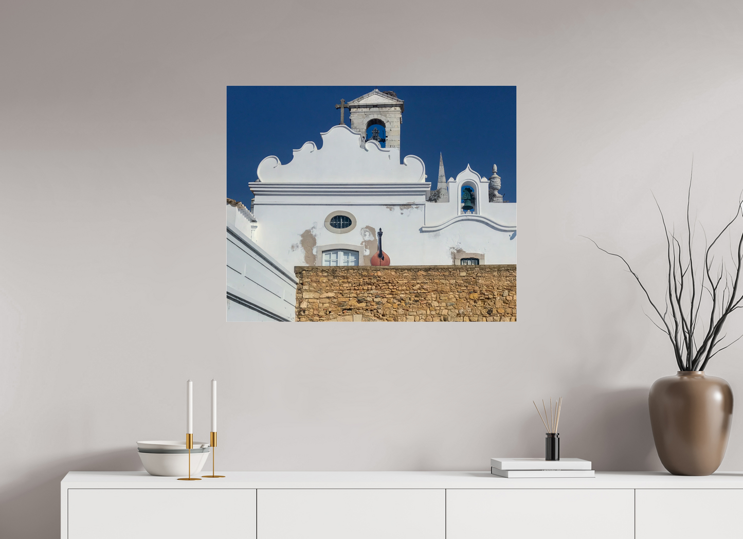 86 x 70 cm, Photo Print Under Acrylic Glass Fado light