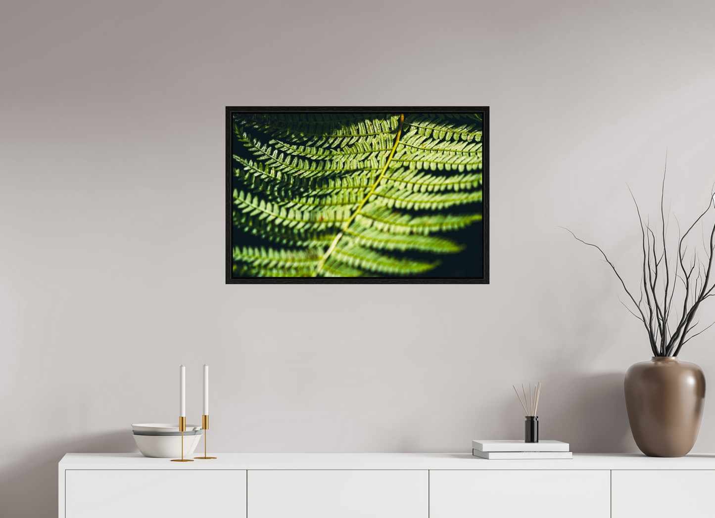 76,2 x 50 cm, Floater Frame Fern