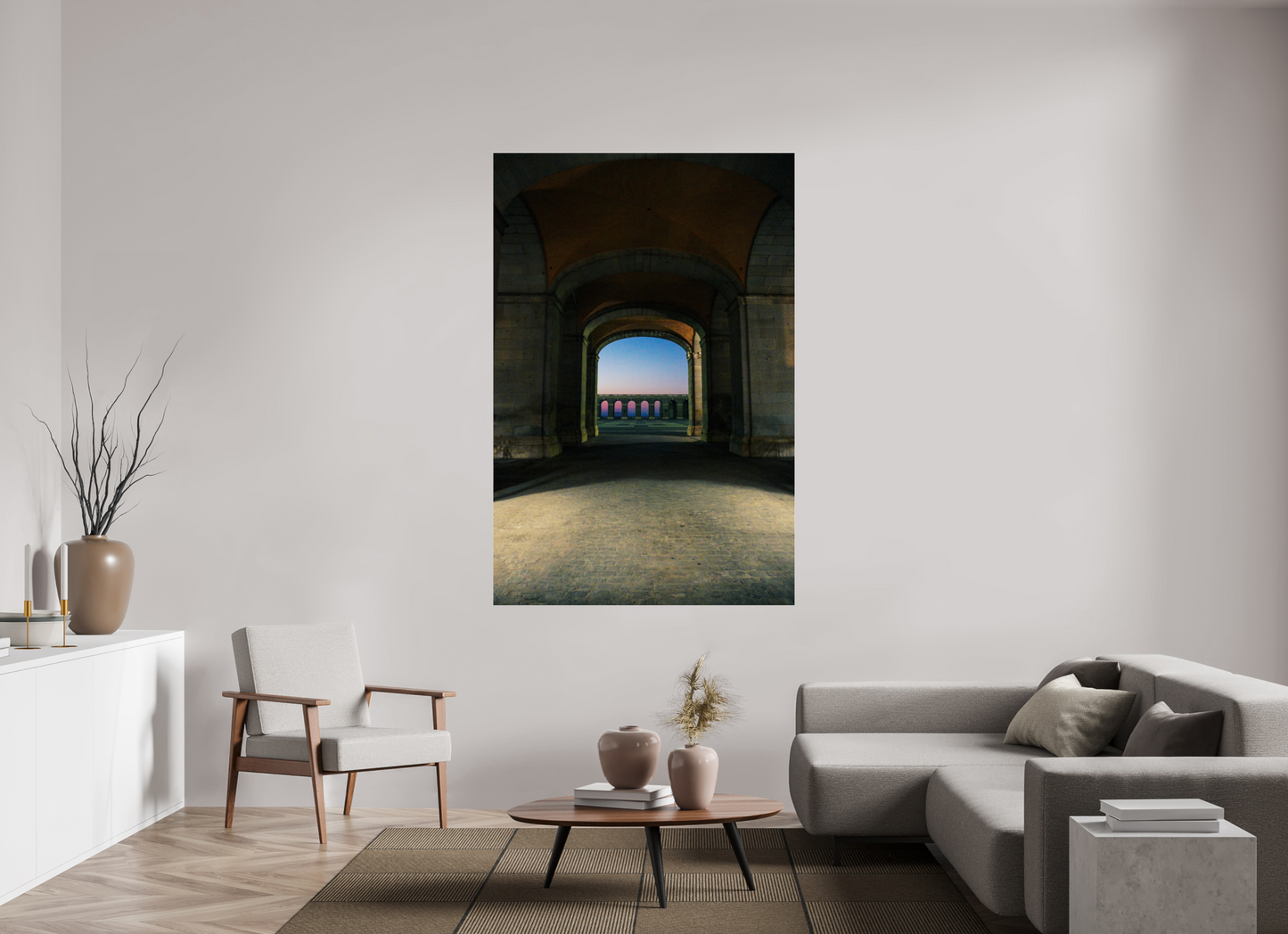120 x 180 cm, Photo Print Under Acrylic Glass Madrid view