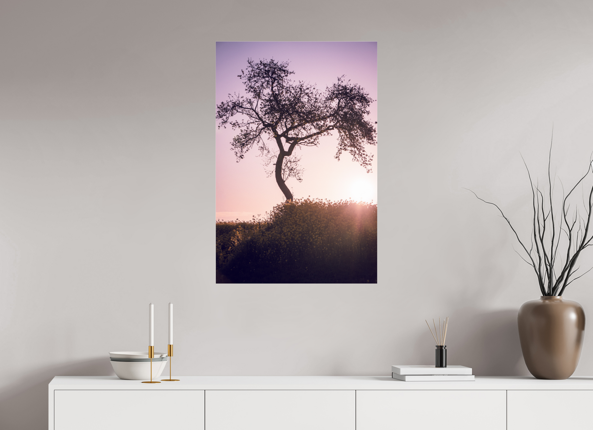 60 x 90 cm, Photo Print Under Acrylic Glass Silent Radiance