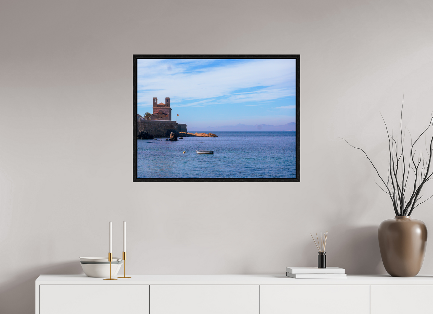 80 x 60 cm, Floater Frame Tabarca