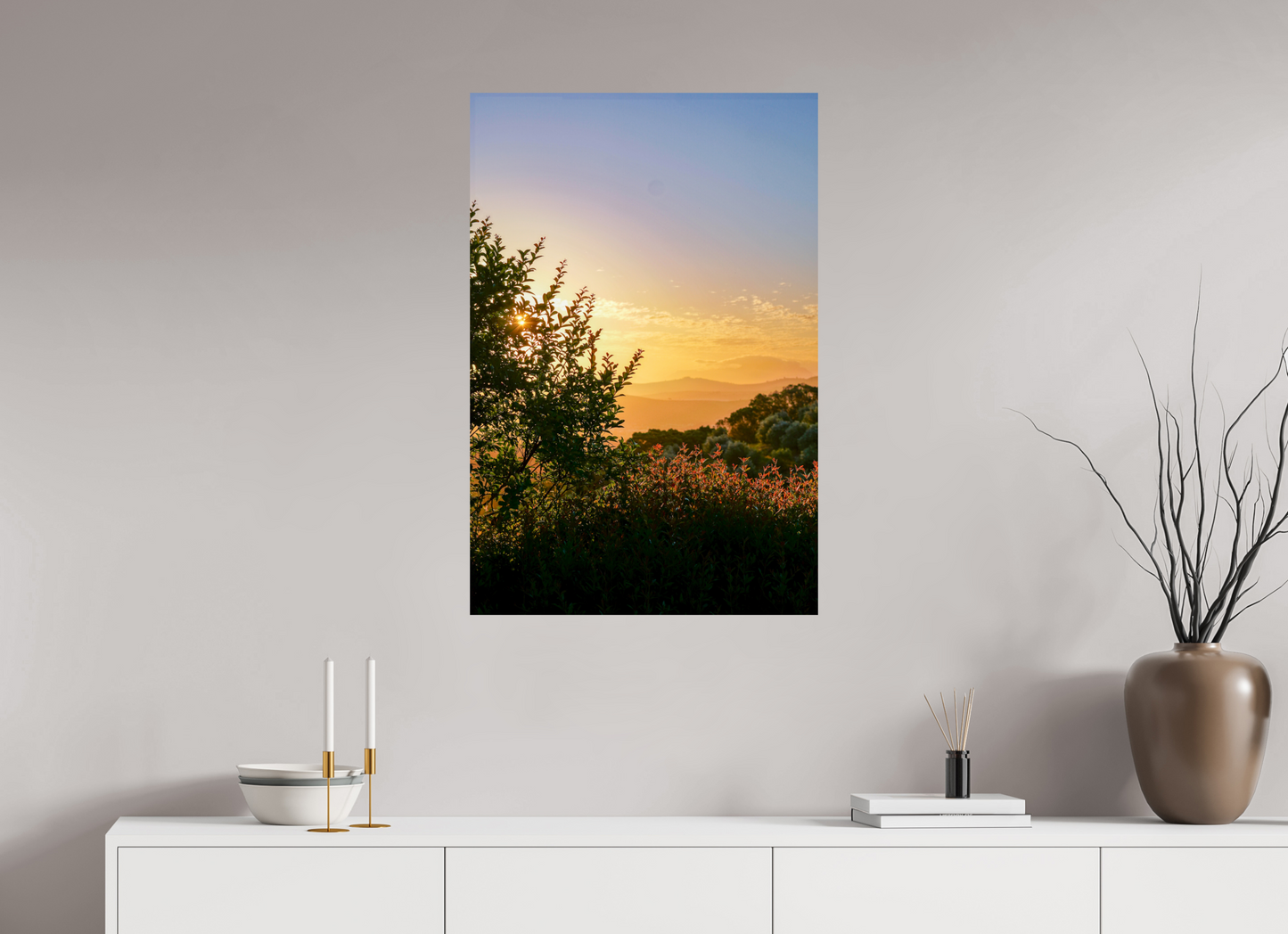 60 x 90 cm, Photo Print On Fuji Crystal DP II Stellenbosch fields