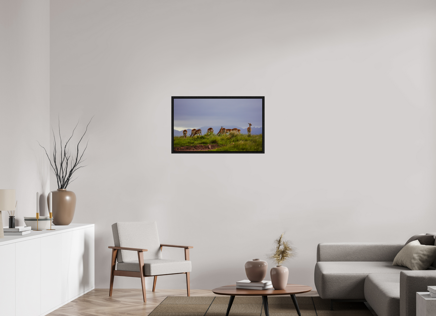 84,2 x 50 cm, Floater Frame Gondwana