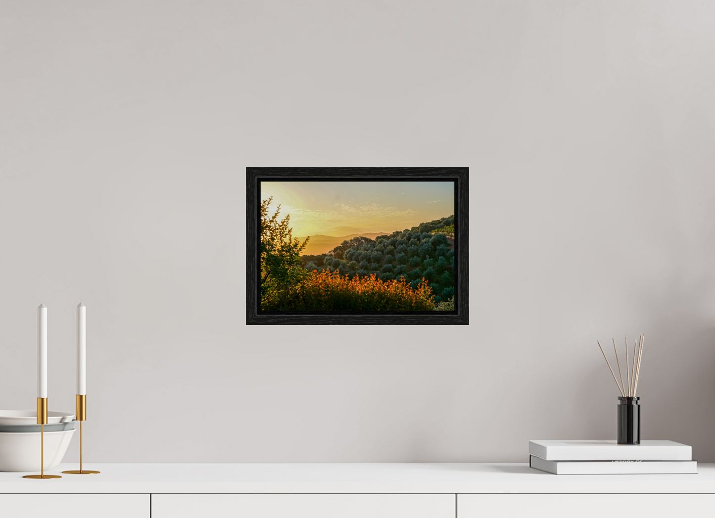 30 x 20 cm, Floater Frame Stellenbosch fields